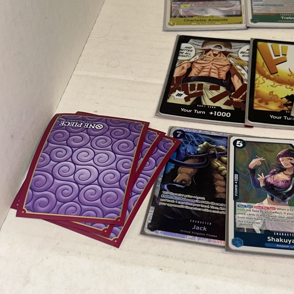 One Piece TCG Lot Of 75 Cards Some In Sleeves E3 - Picture 4 of 5